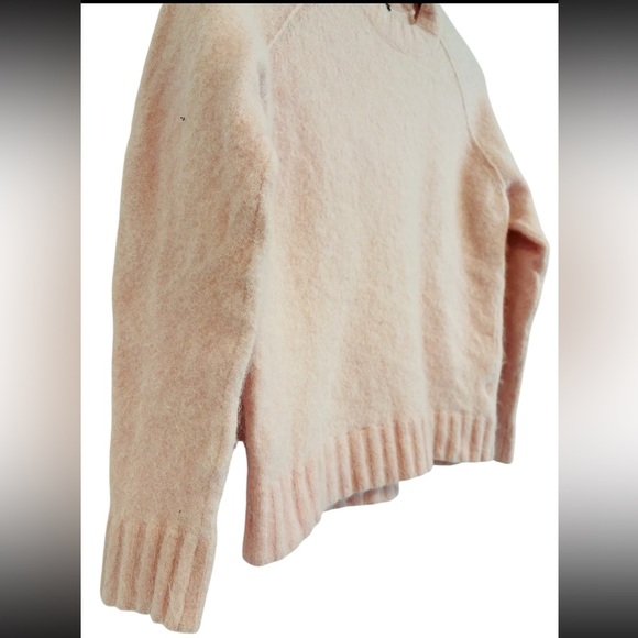 COS Soft Pink Crew Neck Wool Blend Sweater - Picture 5 of 10